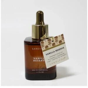 Sand & Fog VANILLA RESERVE Eau De Parfum 1.7 oz Perfume Oil, Dropper Bottle
